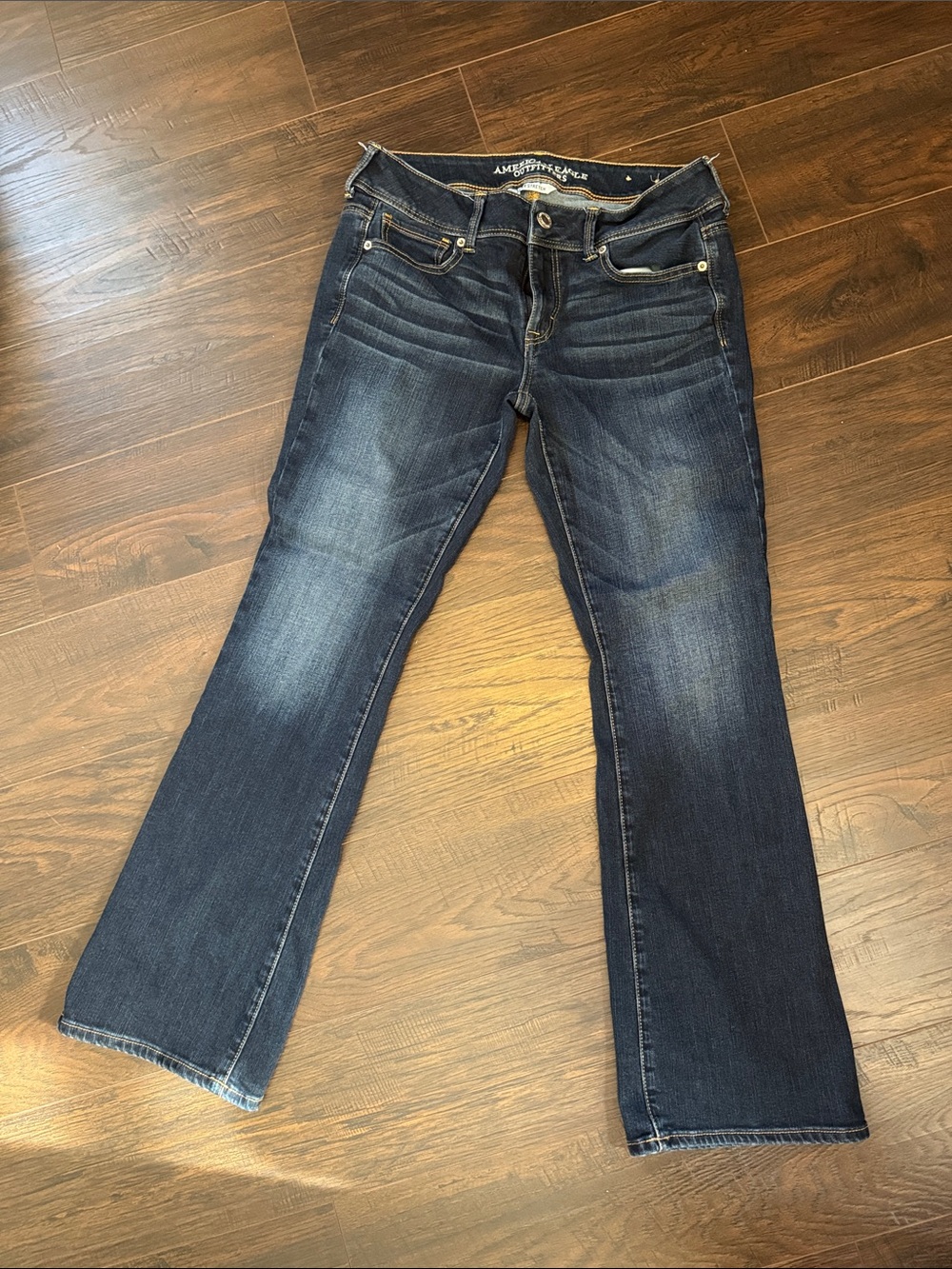 American Eagle Outfitters Dark Blue Flare Jeans